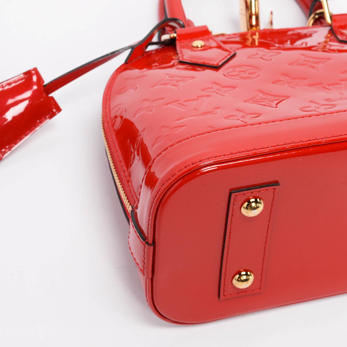 Louis Vuitton Red Vernis Alma BB