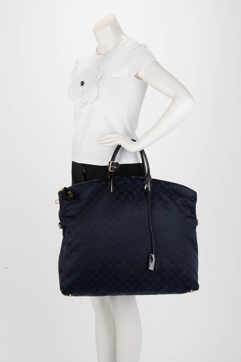 Louis Vuitton Navy Monogram Desire Vertical Lockit GM Tote