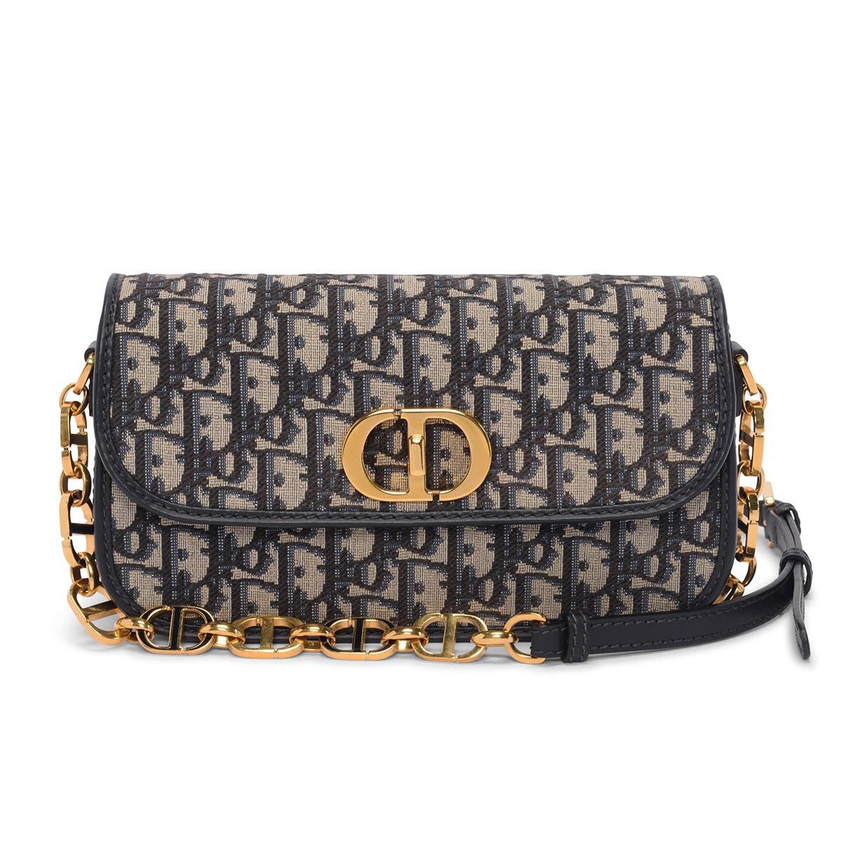 Dior Blue Oblique Jacquard 30 Montaigne Avenue Bag