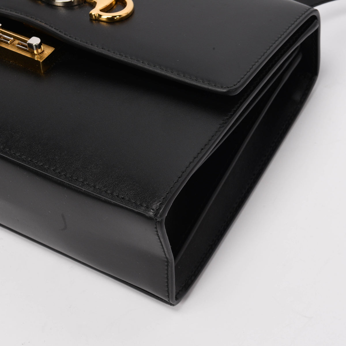 Gucci Black Smooth Calfskin Small Zumi Shoulder Bag