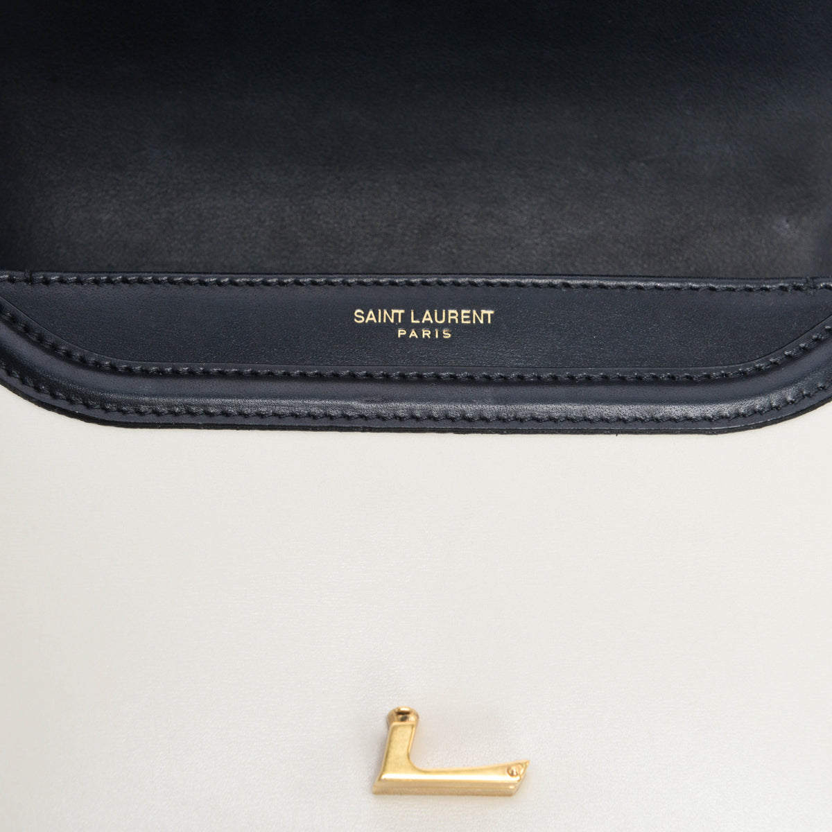 Saint Laurent Bi-Colour Ultracalf Small Solferino Bag