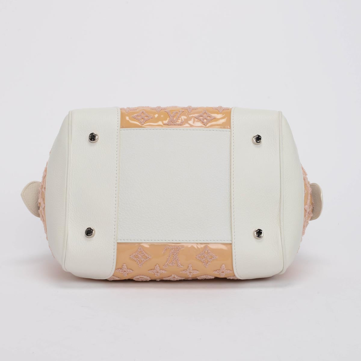 Louis Vuitton Rose Monogram Bouclettes Speedy Round Bag