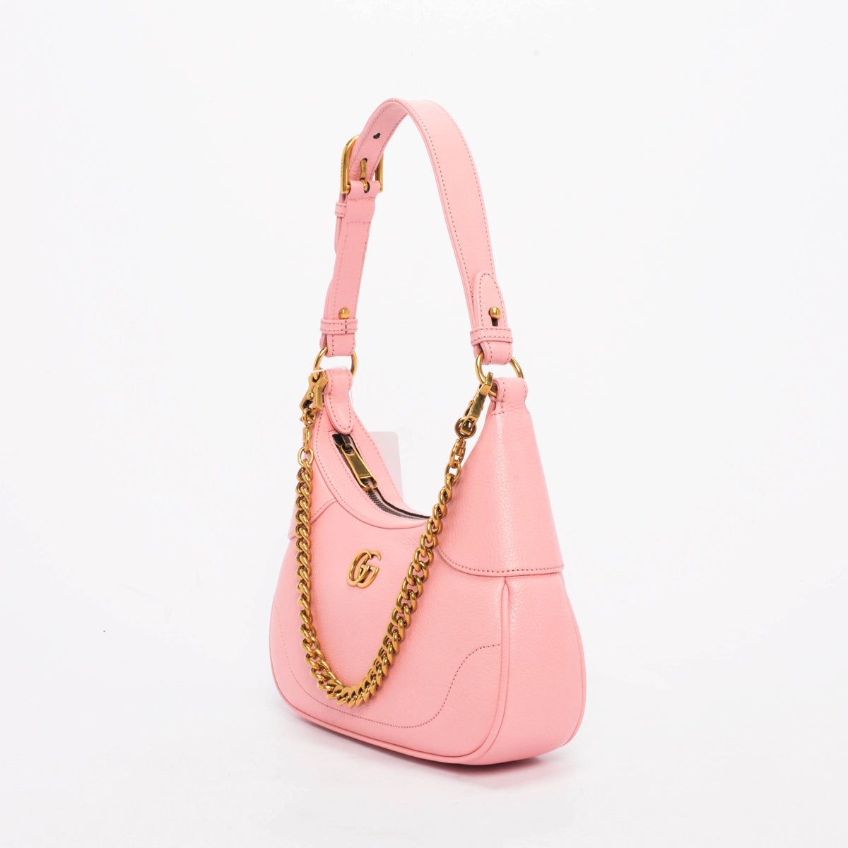 Gucci Pink Calfskin Small Aphrodite Shoulder Bag