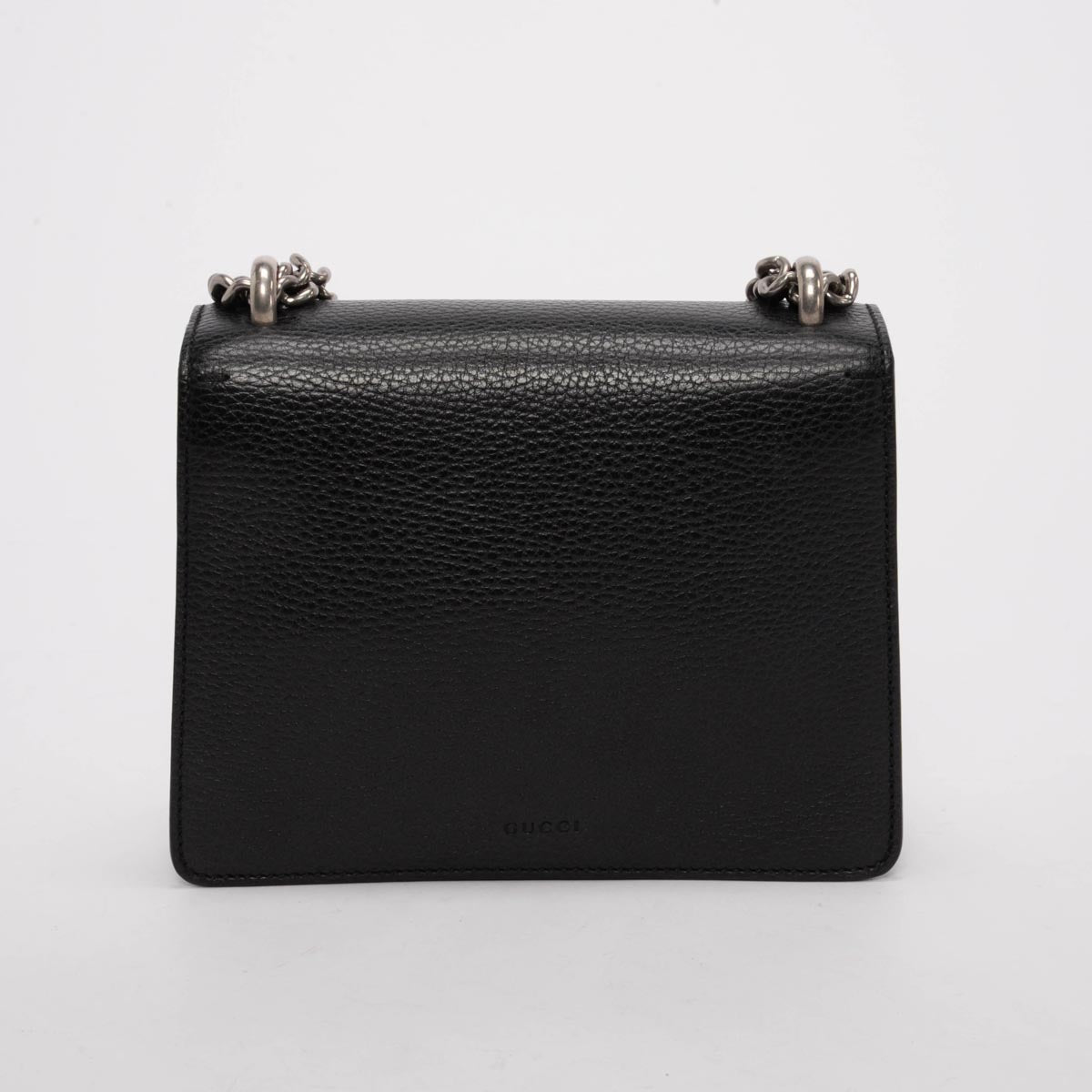 Gucci Black Grained Calfskin Dionysus Mini Bag