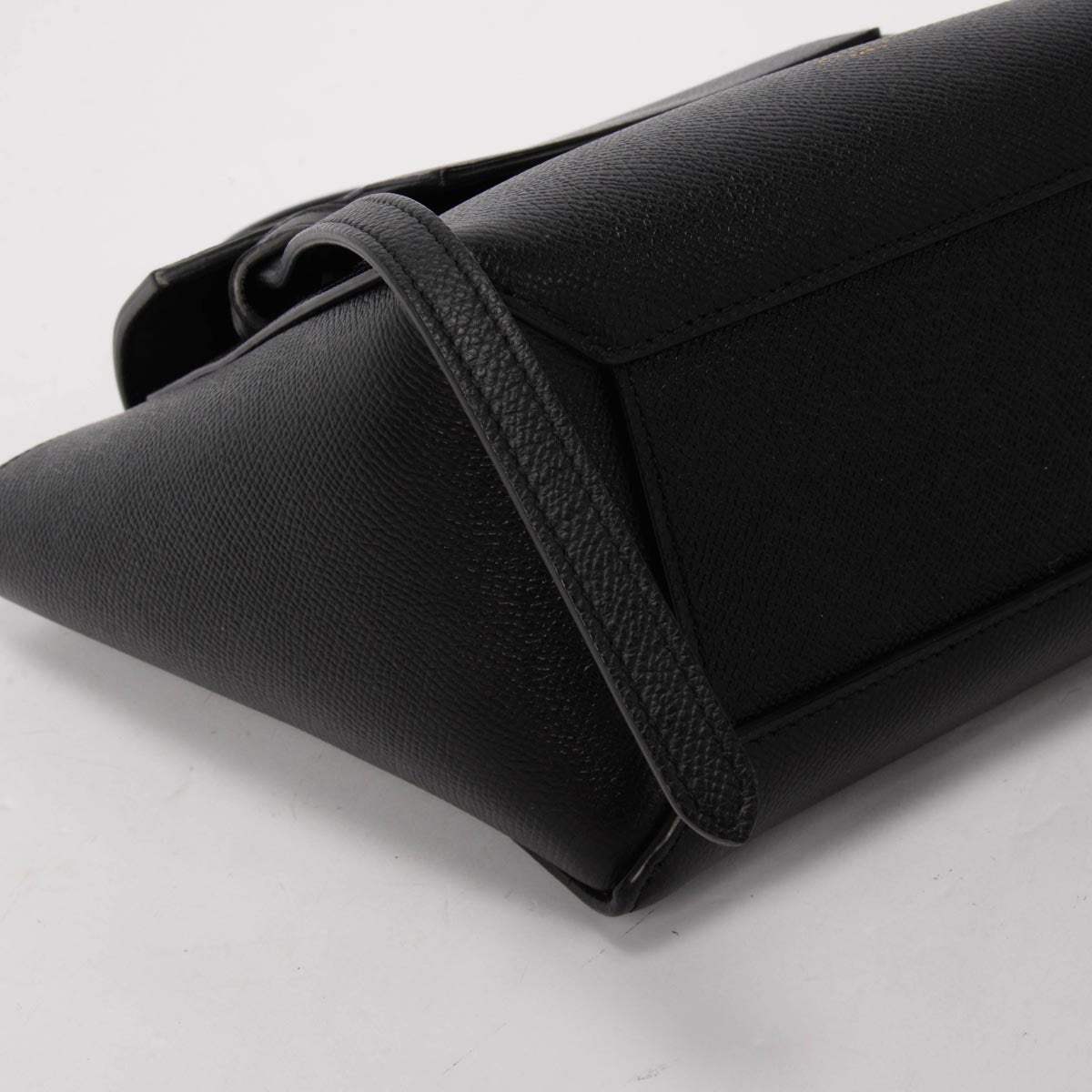 Celine Black Grained Calfskin Nano Belt Bag