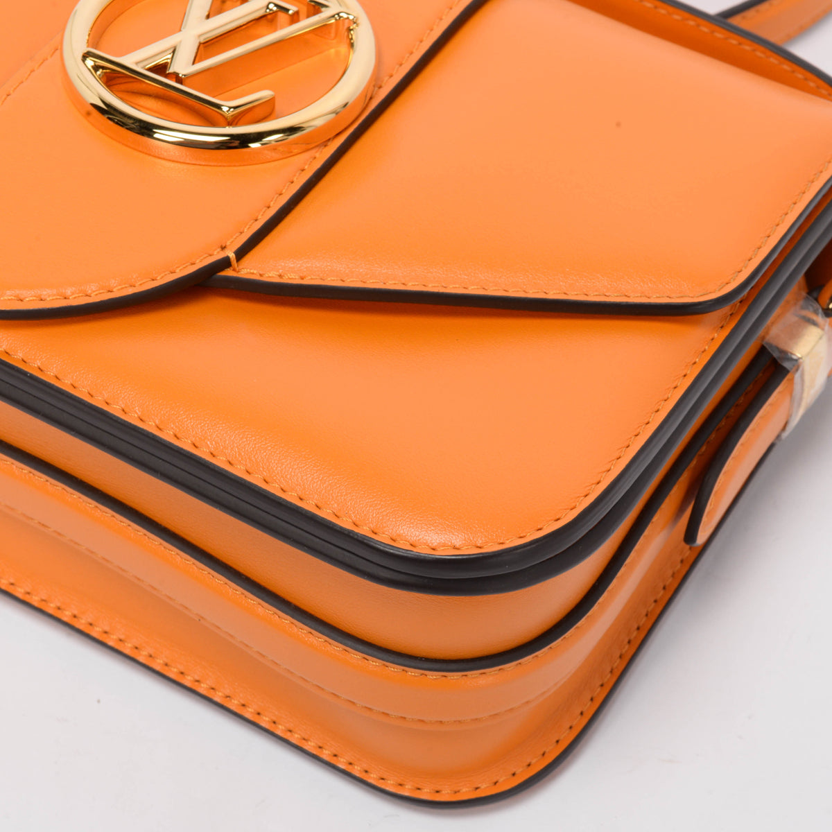 Louis Vuitton Summer Gold Calfskin Pont 9 MM Bag