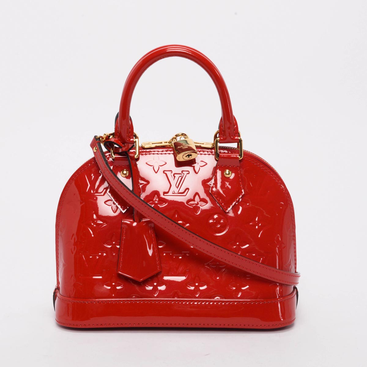 Louis Vuitton Red Vernis Alma BB