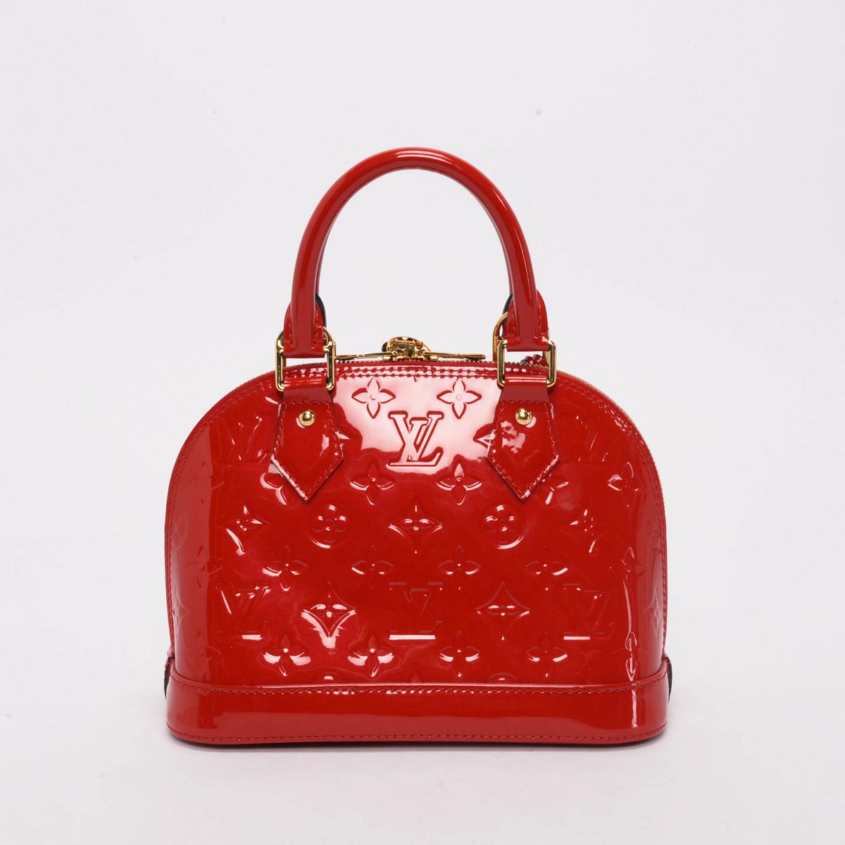 Louis Vuitton Red Vernis Alma BB