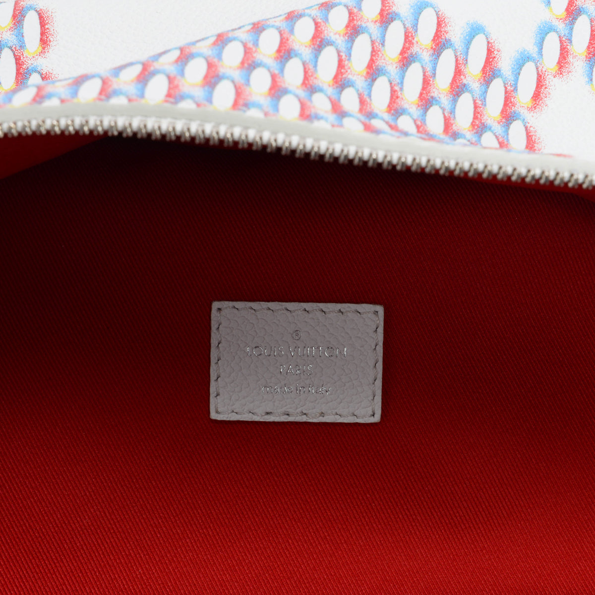 Louis Vuitton White Damier Spray Leather Racer Backpack