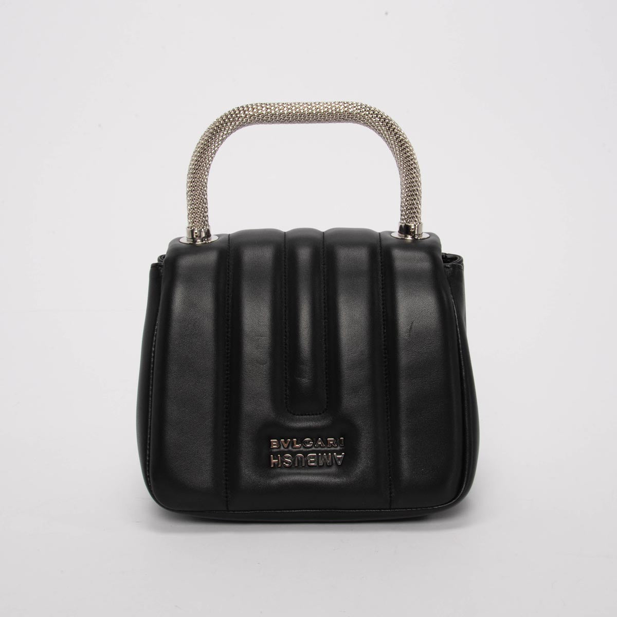 Bulgari x Ambush Black Quilted Nappa Serpenti Bag