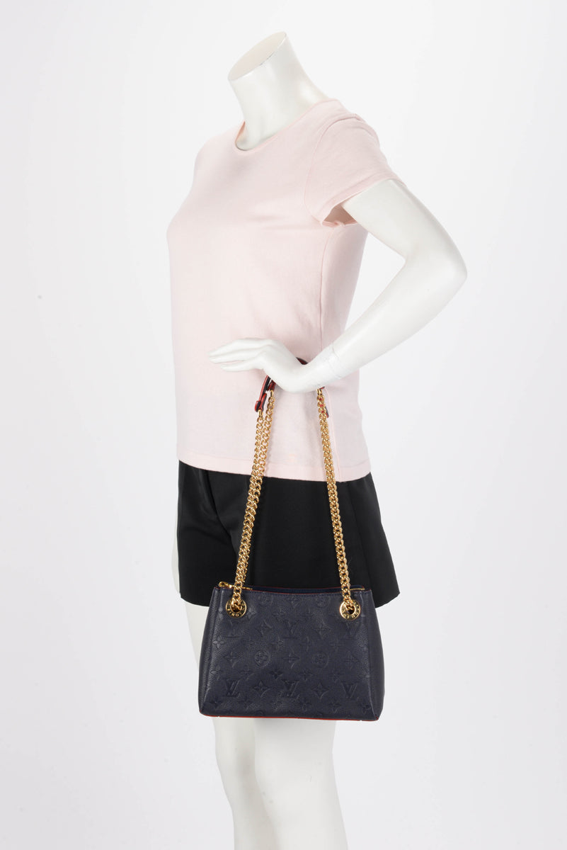 Louis Vuitton Navy Monogram Empreinte Surene BB Bag