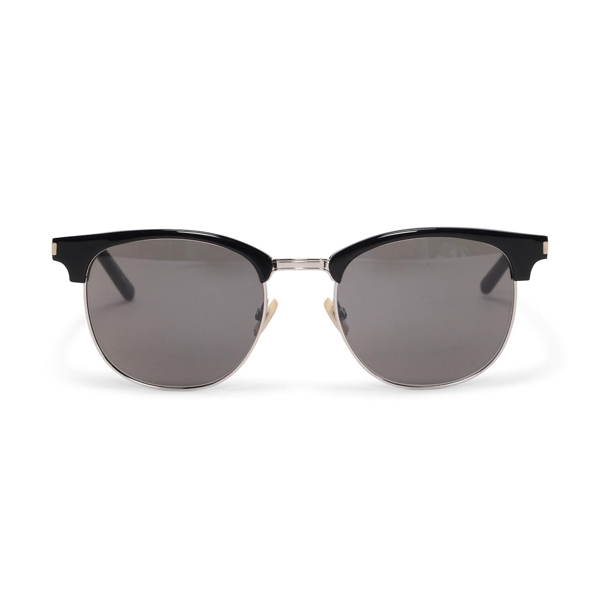Saint Laurent Black Half Frame Sunglasses
