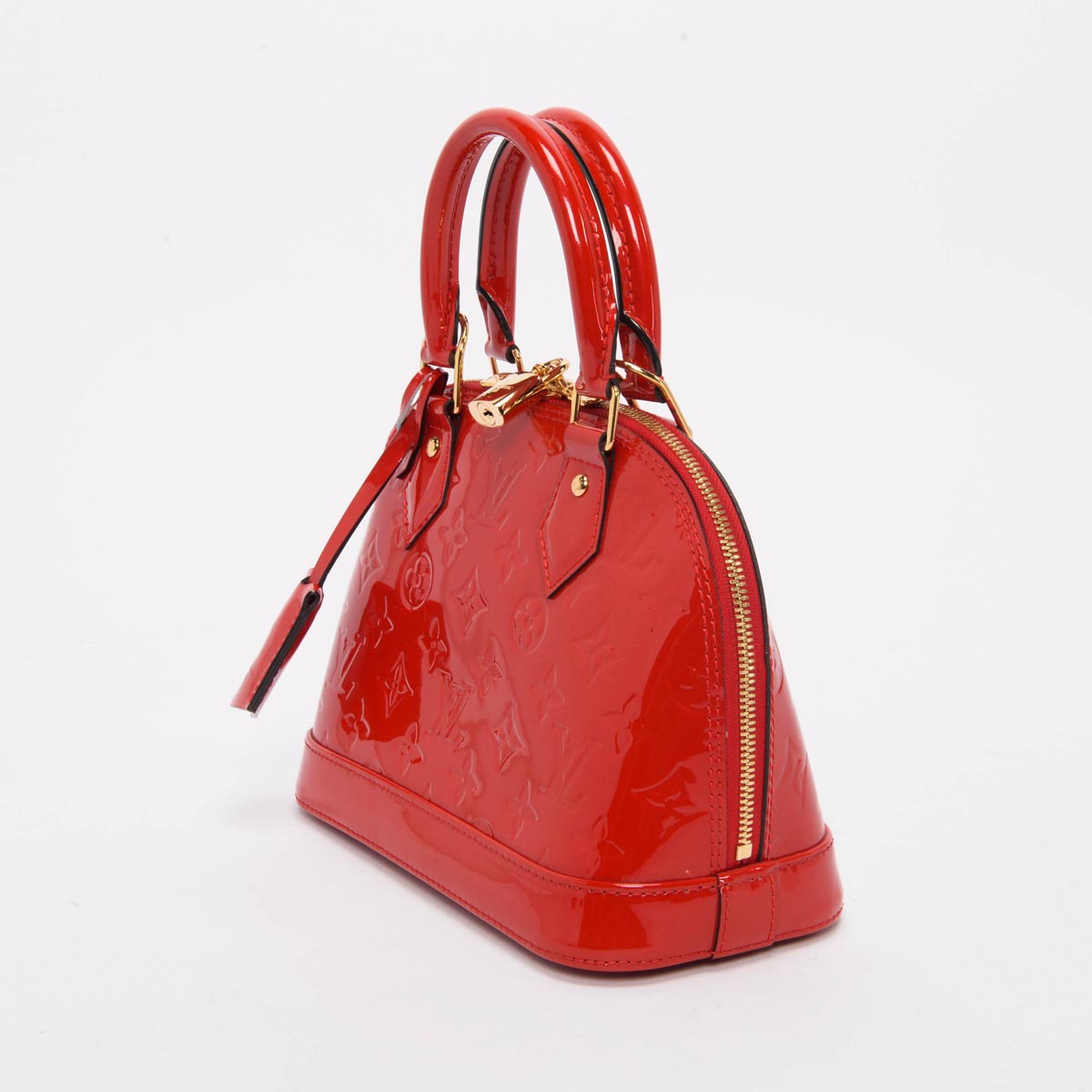 Louis Vuitton Red Vernis Alma BB