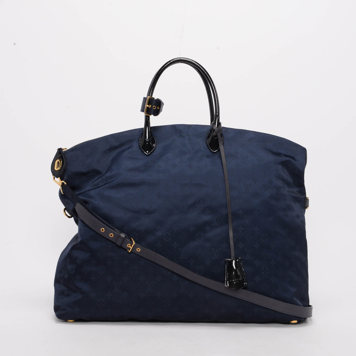 Louis Vuitton Navy Monogram Desire Vertical Lockit GM Tote