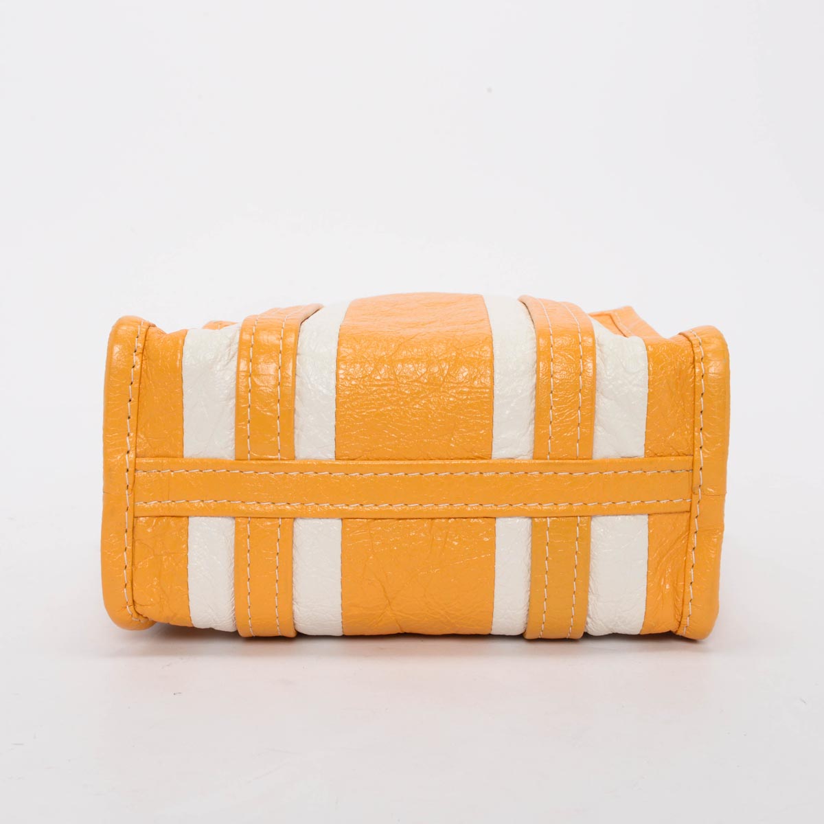 Balenciaga Yellow Arena Lambskin XS Bazar Shopper Tote