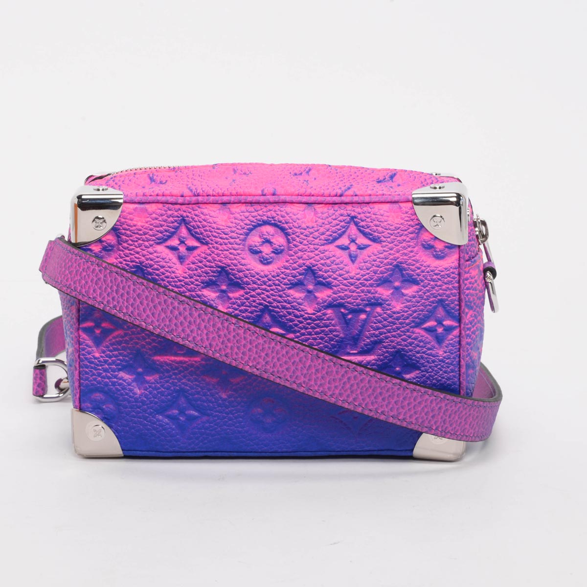 Louis Vuitton Pink Monogram Illusion Taurillon Mini Soft Trunk Bag