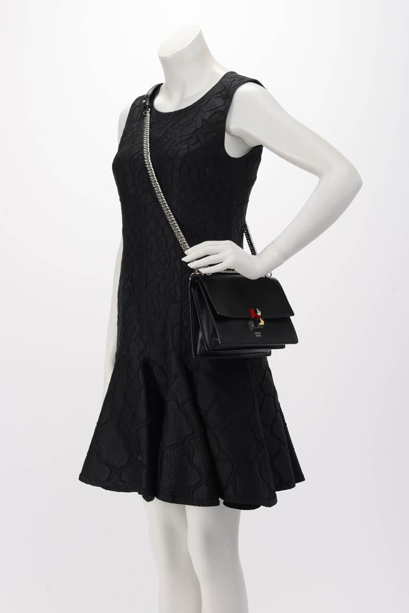 Fendi Black Kan I Small Bag