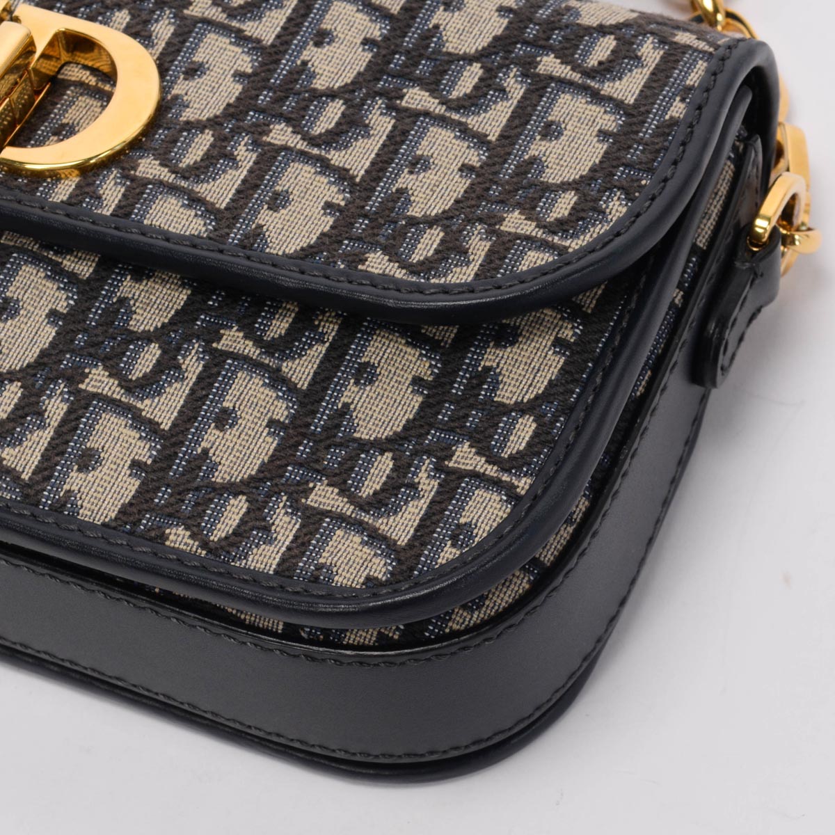 Dior Blue Oblique Jacquard 30 Montaigne Avenue Bag